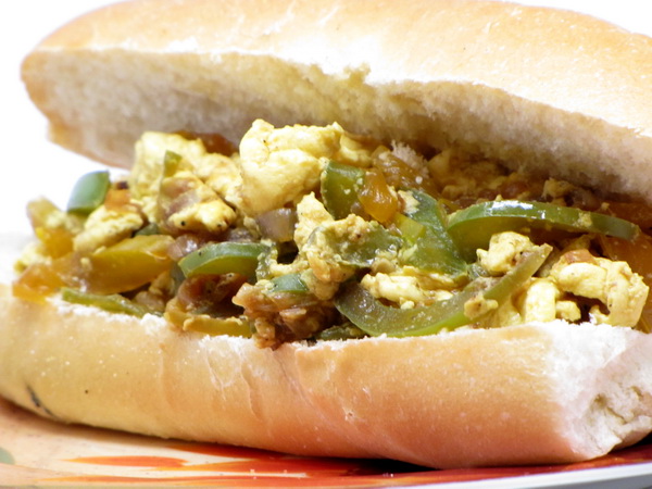Post image for It’s Almost Lent!  Enjoy a Pepper and Egg Sandwich!