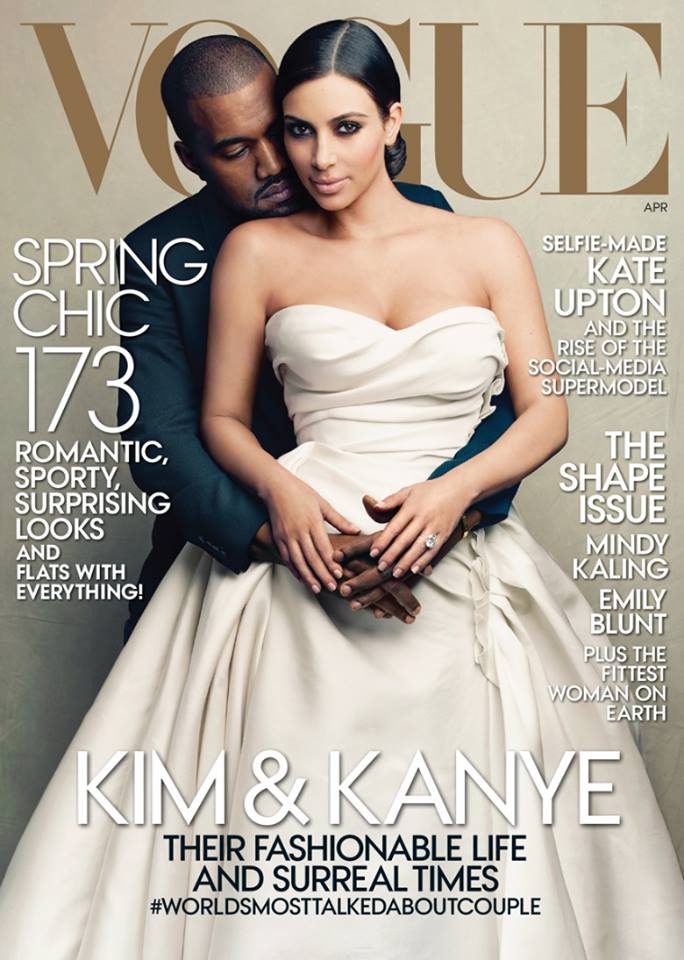 Post image for #Kimye Graces the Cover of Vogue