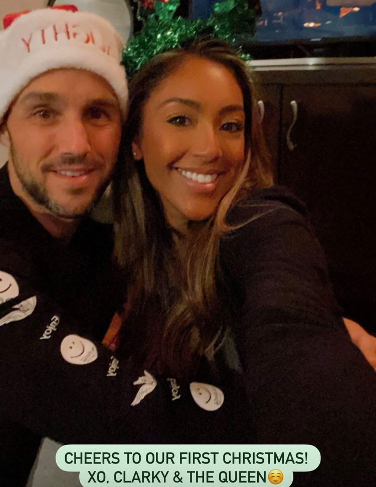 Post image for Tayshia Adams and Zac Clark Celebrate their First Christmas Together